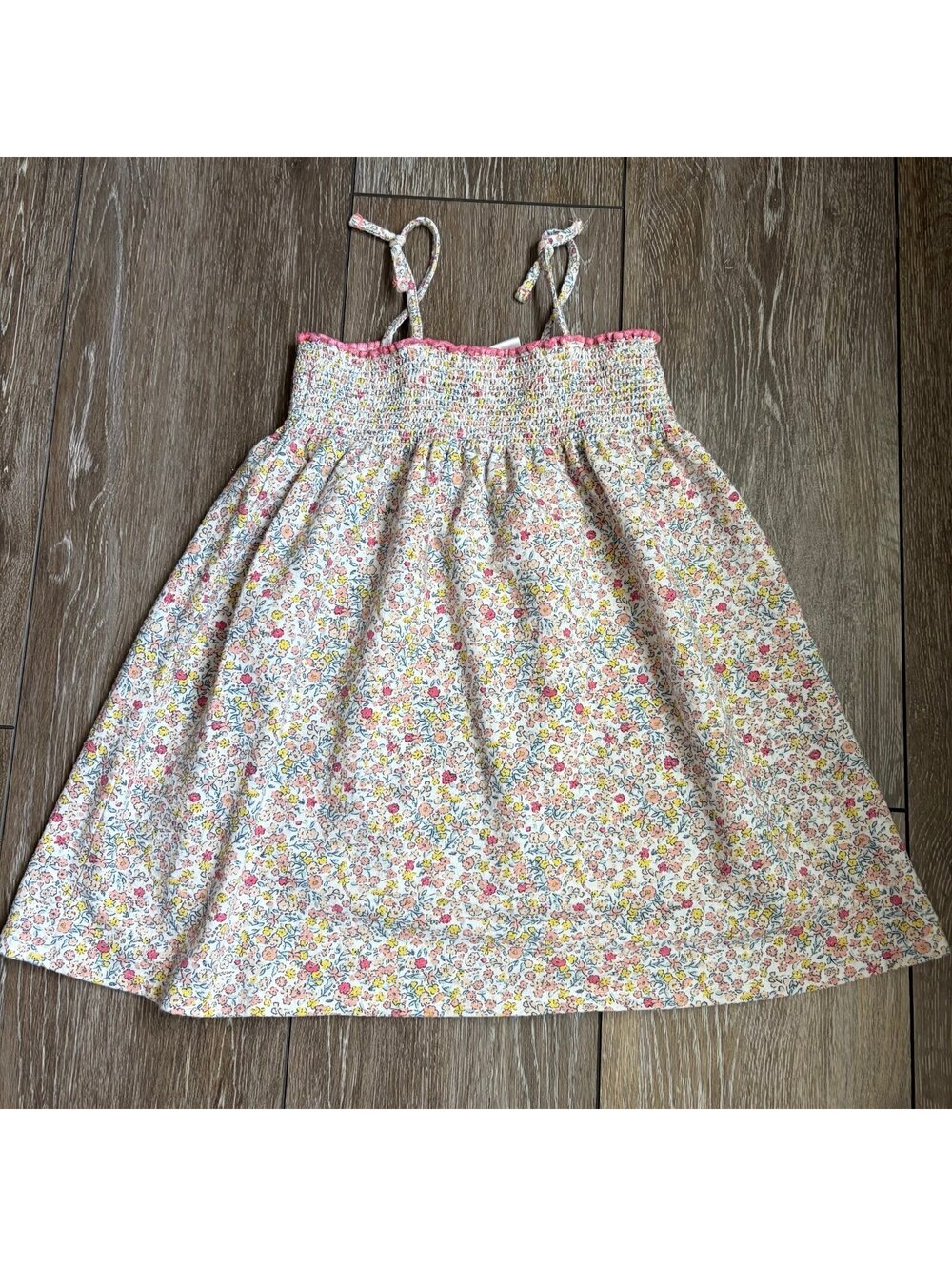 Zara Smocked Floral Sundress